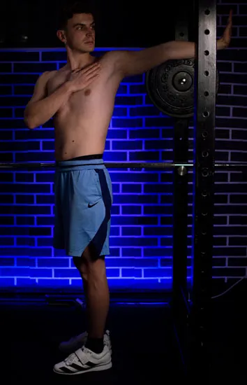 Standing chest stretch pectus excavatum