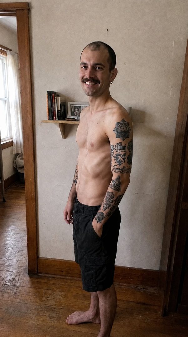 Alejandro Sanz Torres — pectus excavatum and rib flare chest before and after the rib flare brace plus 1-on-1 coaching